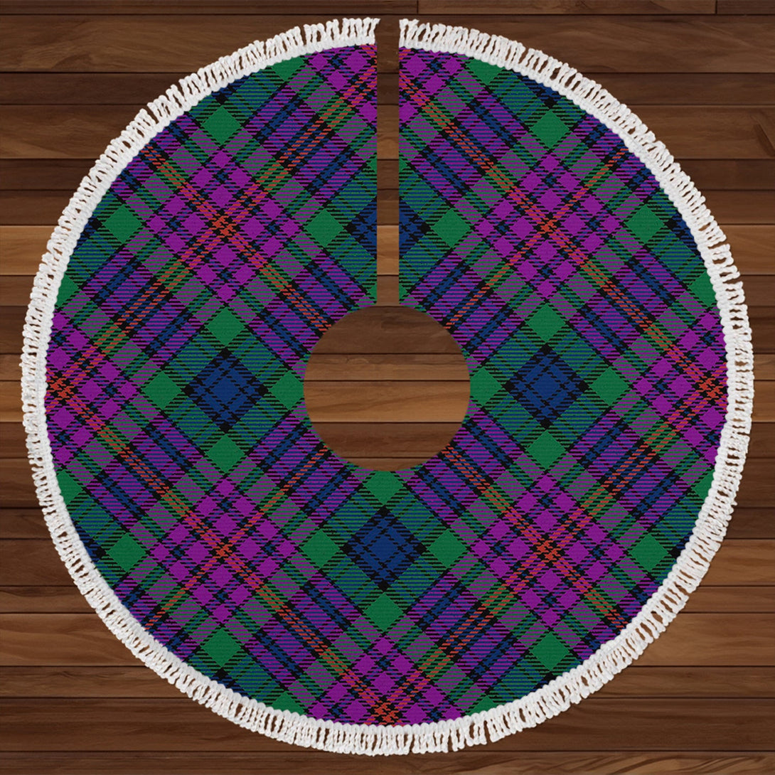 Braid Ancient Tartan Christmas Tree Skirt