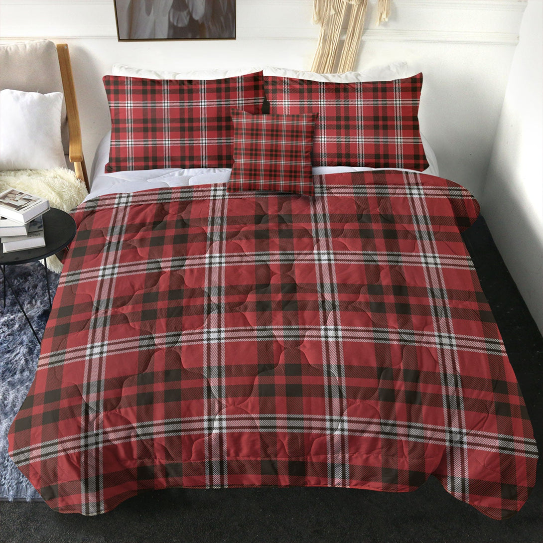 Brice Weathered Tartan Comforter