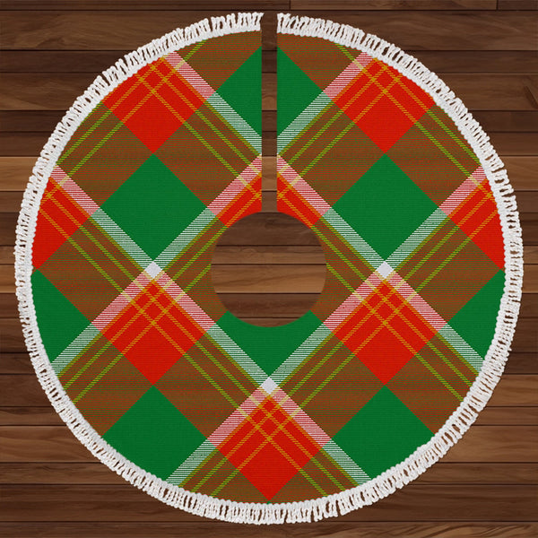 Brisbane Ancient Clan Badge Tartan Christmas Tree Skirt