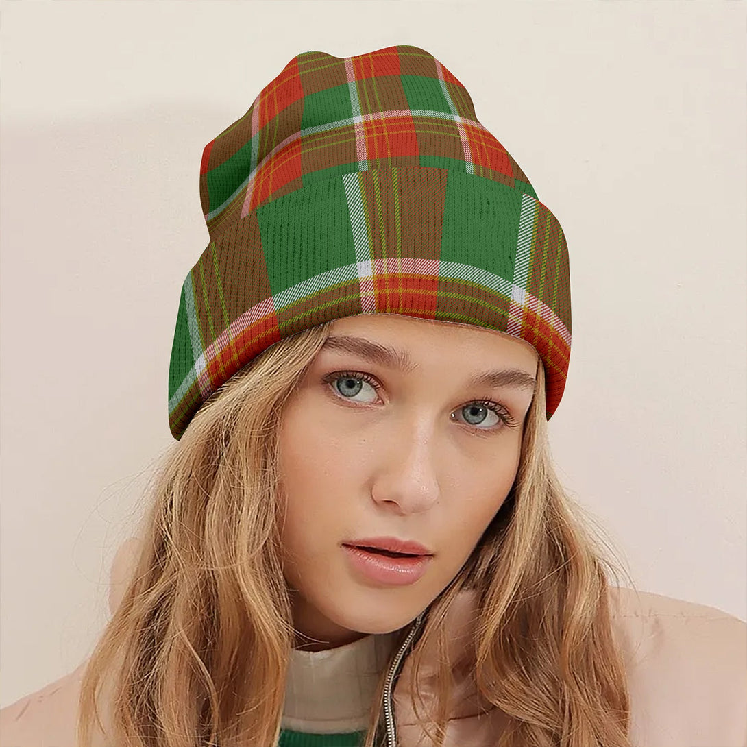 Brisbane Ancient Clan Badge Tartan Knitted Beanie