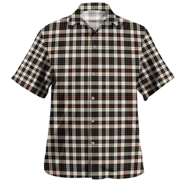 Brodie Black & White Clan Badge Tartan Hawaiian Shirt