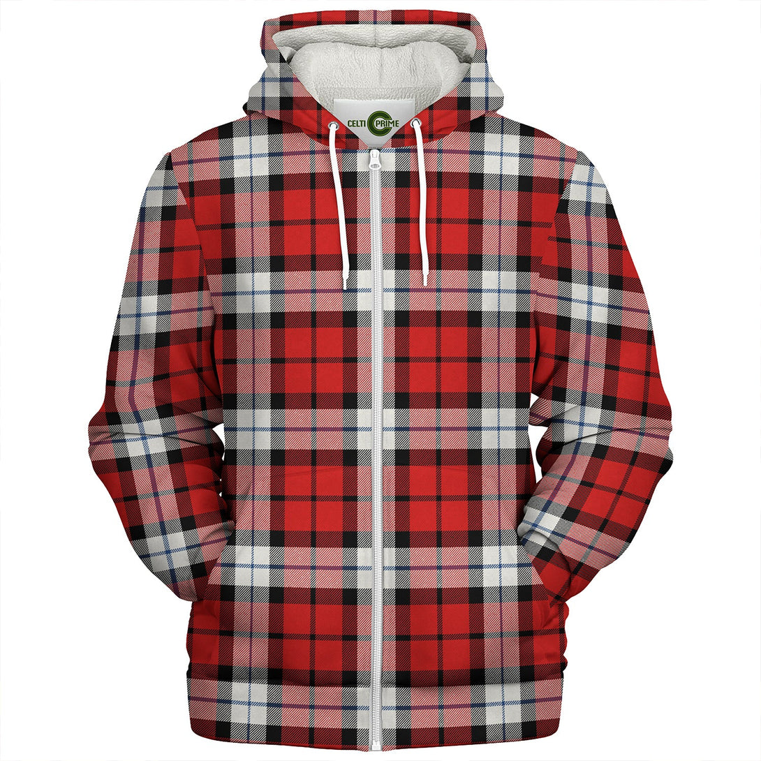 Brodie Dress Clan Badge Tartan Sherpa Hoodie