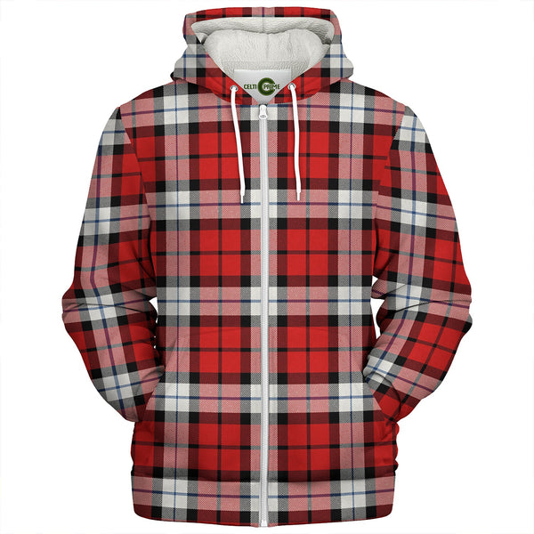 Brodie Dress Clan Badge Tartan Sherpa Hoodie