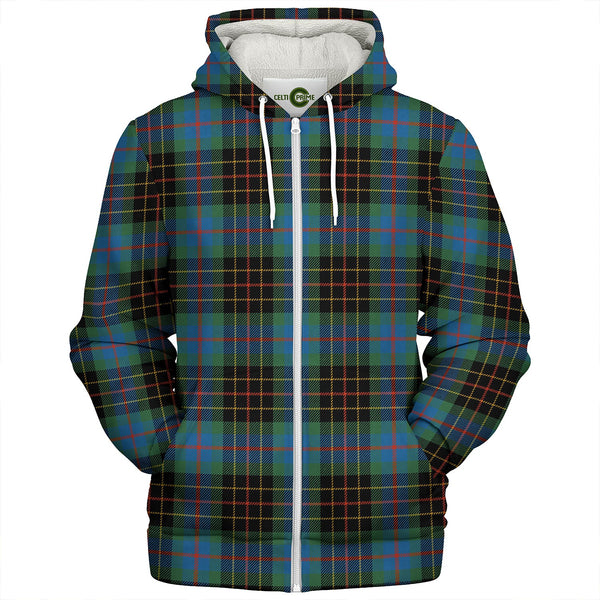 Brodie Hunting Ancient Clan Badge Tartan Sherpa Hoodie