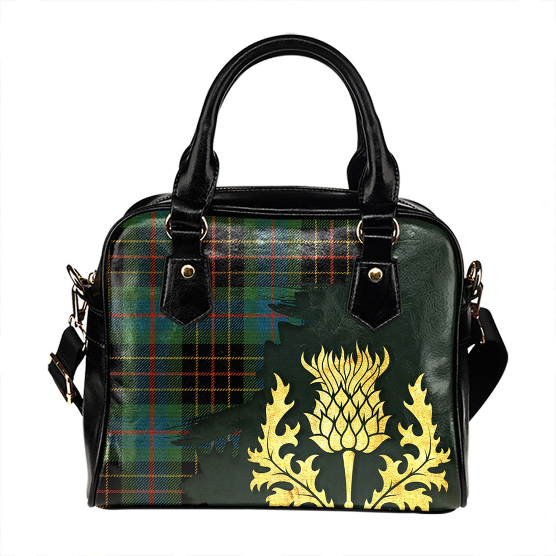 Brodie Hunting Ancient Tartan Shoulder Handbag Thistle Oldest Style