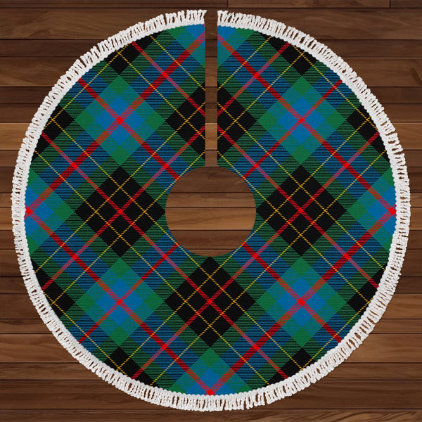 Brodie Hunting Modern Clan Badge Tartan Christmas Tree Skirt