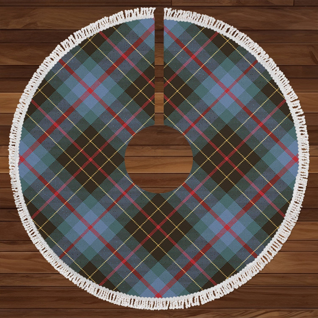 Brodie Hunting Weathered Clan Badge Tartan Christmas Tree Skirt