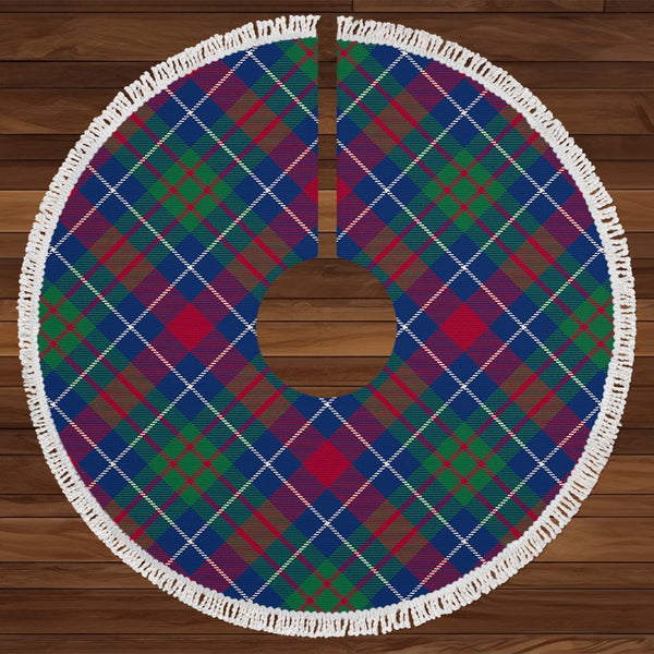 Brough Modern Tartan Christmas Tree Skirt