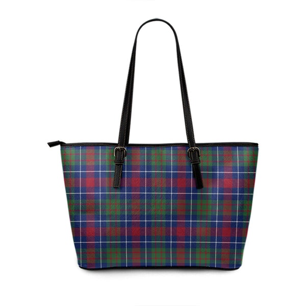 Brough Modern Tartan Leather Tote Bag