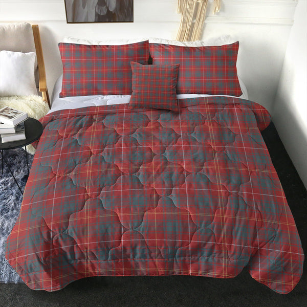 Bruce Weathered Clan Badge Tartan Comforter