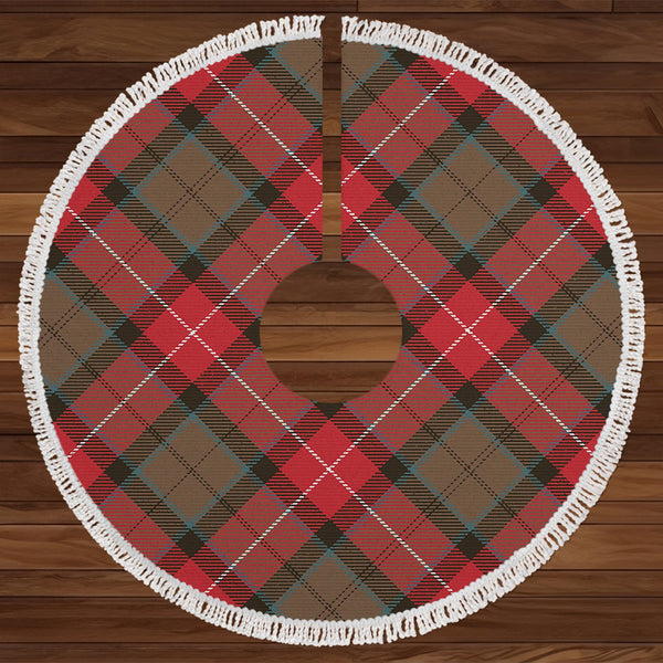 Bryant 2 Weathered Tartan Christmas Tree Skirt