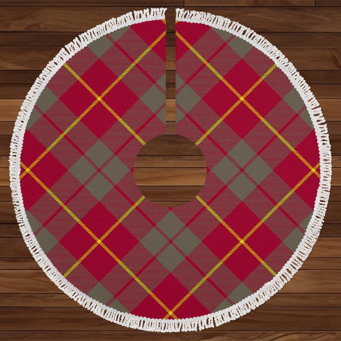 Bryce Modern Tartan Christmas Tree Skirt