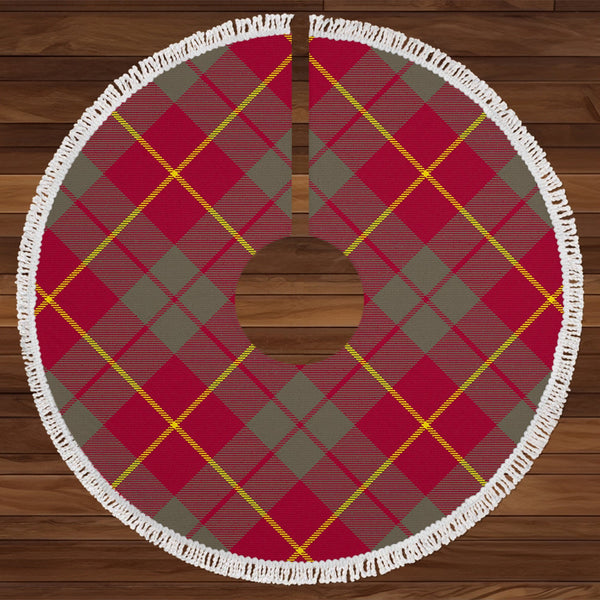 Bryce Modern Tartan Christmas Tree Skirt