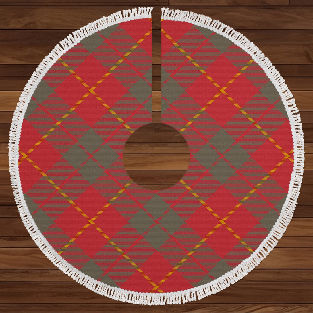 Bryce Weathered Tartan Christmas Tree Skirt