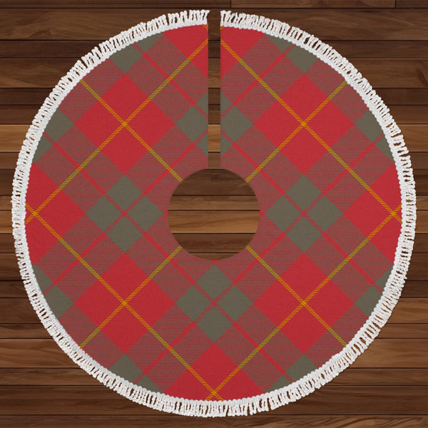 Bryce Weathered Tartan Christmas Tree Skirt