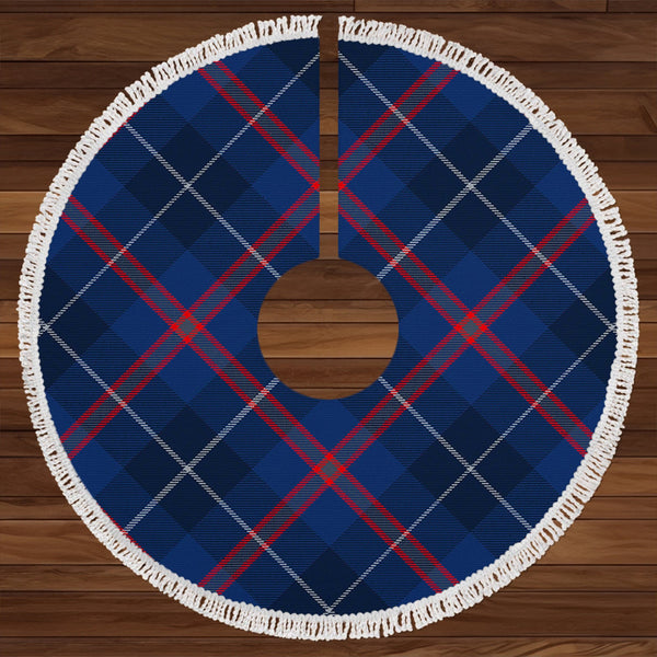 Bryson Modern Clan Badge Tartan Christmas Tree Skirt