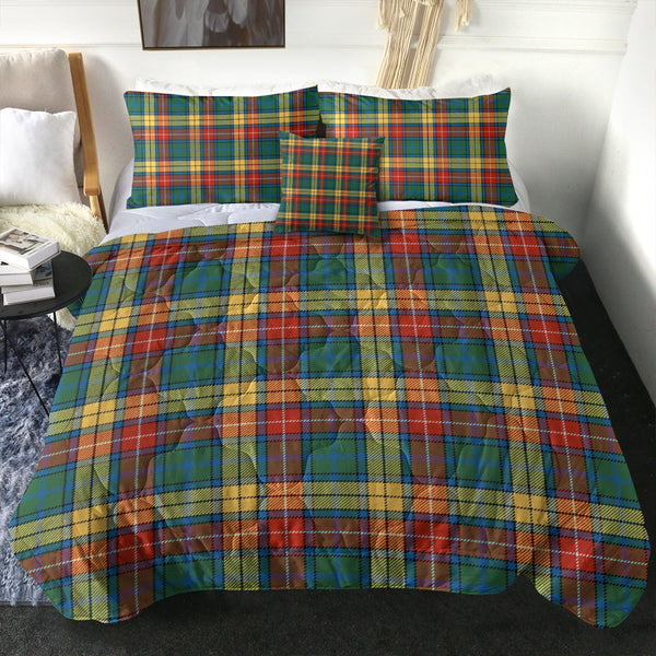 Buchanan Ancient Clan Badge Tartan Comforter