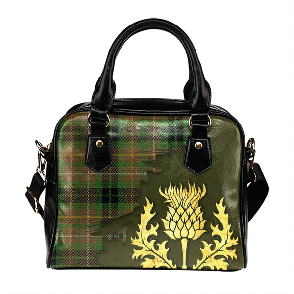 Buchanan Hunting Ancient Tartan Shoulder Handbag Thistle Oldest Style