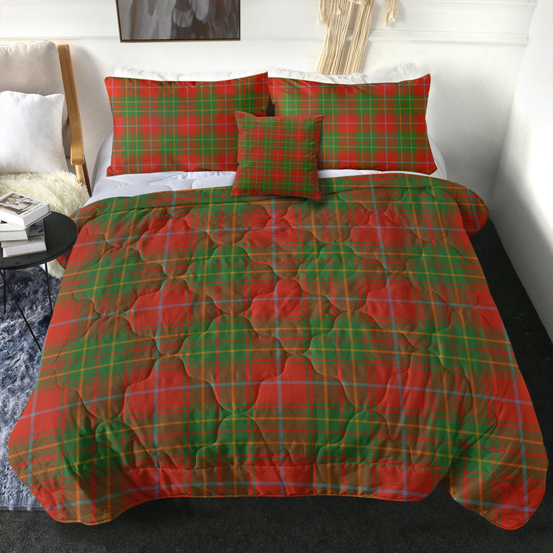 Burnett Ancient Clan Badge Tartan Comforter