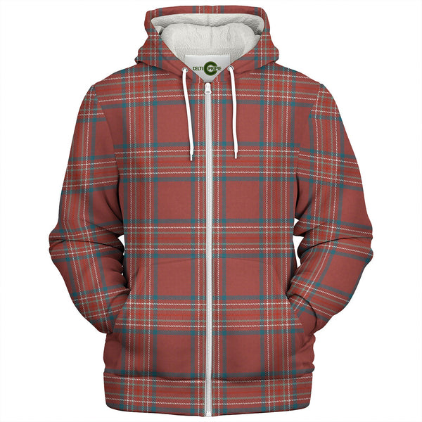 Burnett Hunting Ancient Tartan Sherpa Hoodie