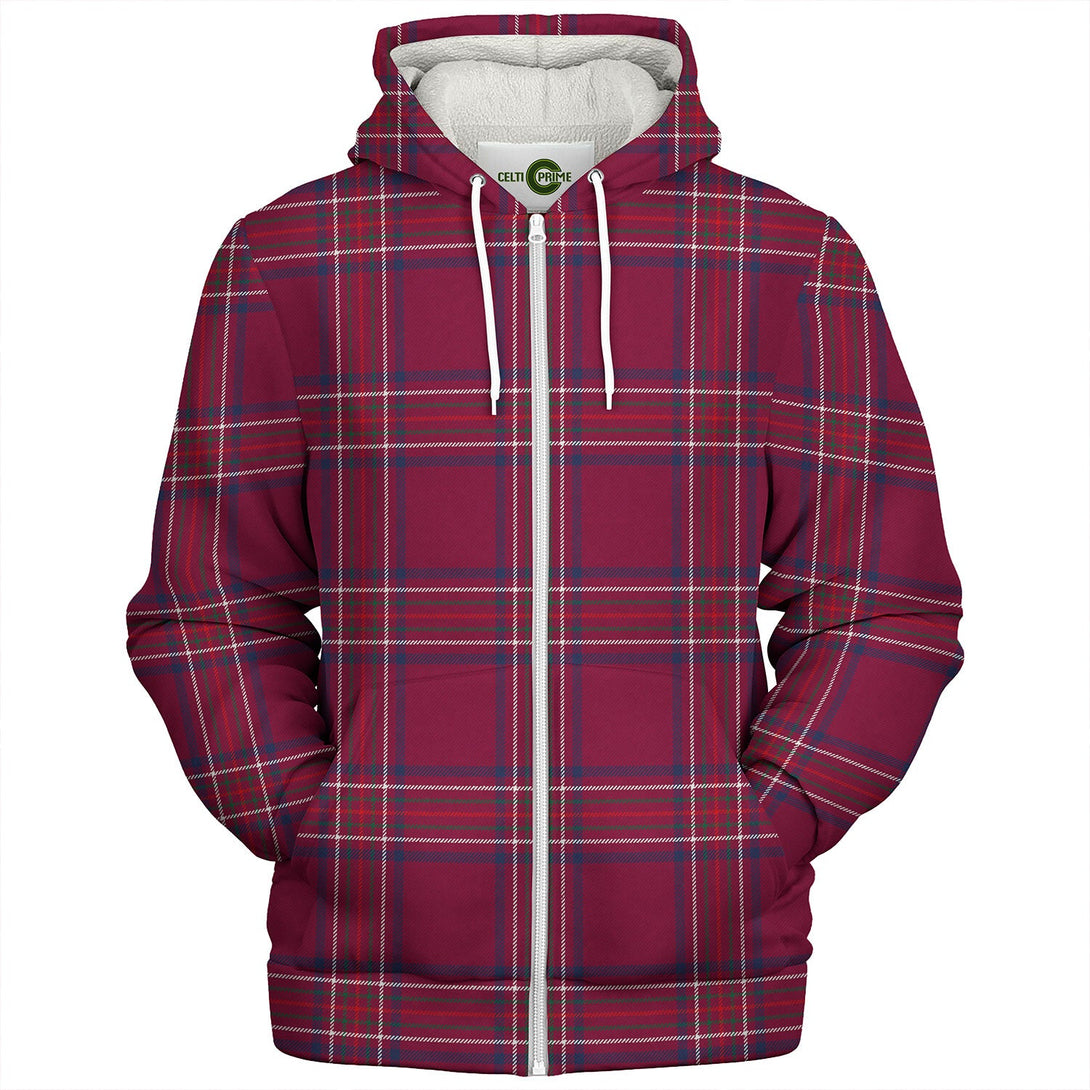 Burnett Hunting Modern Tartan Sherpa Hoodie