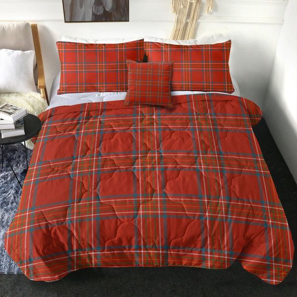 Burnett of Leys Ancient Clan Badge Tartan Comforter