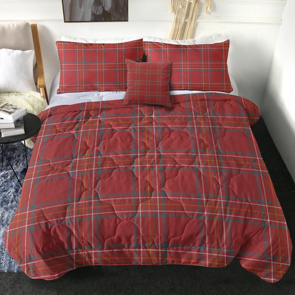 Burnett of Leys Weathered Clan Badge Tartan Comforter