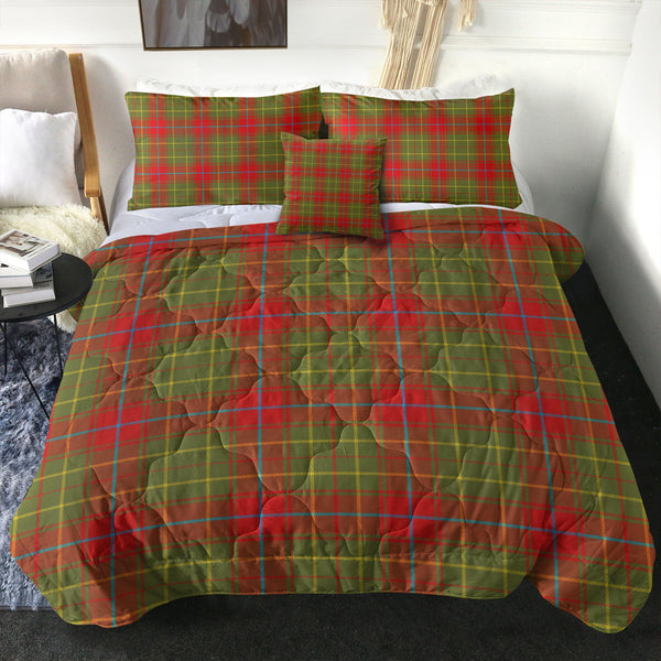 Burnett of Powis Modern Clan Badge Tartan Comforter