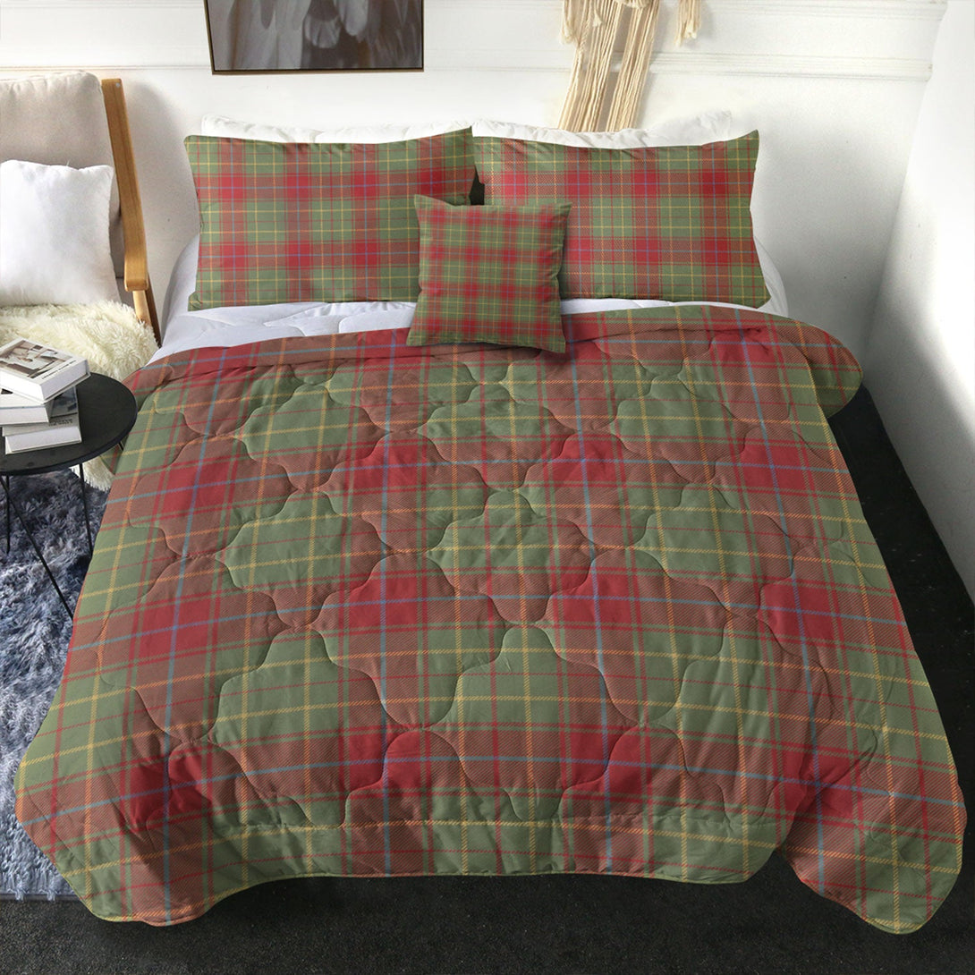 Burnett of Powis Weathered Clan Badge Tartan Comforter