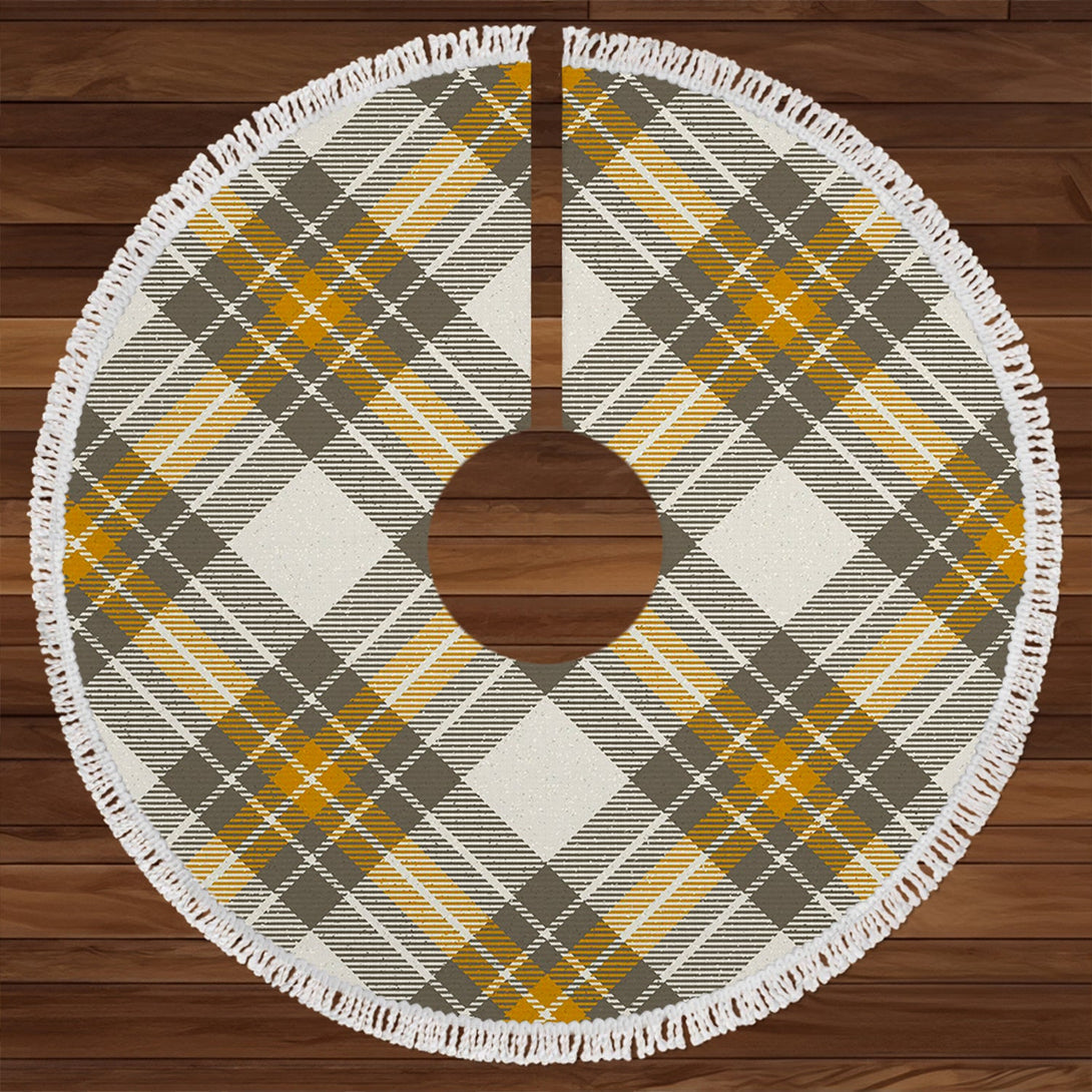 Burns Ancient Clan Badge Tartan Christmas Tree Skirt