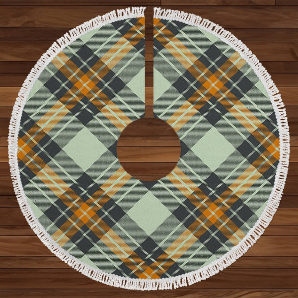 Burns Modern Clan Badge Tartan Christmas Tree Skirt