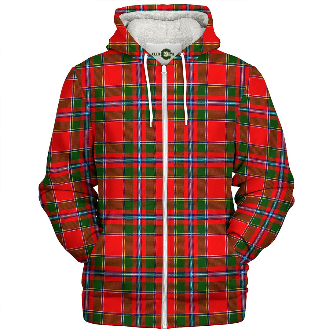 Butter Clan Badge Tartan Sherpa Hoodie