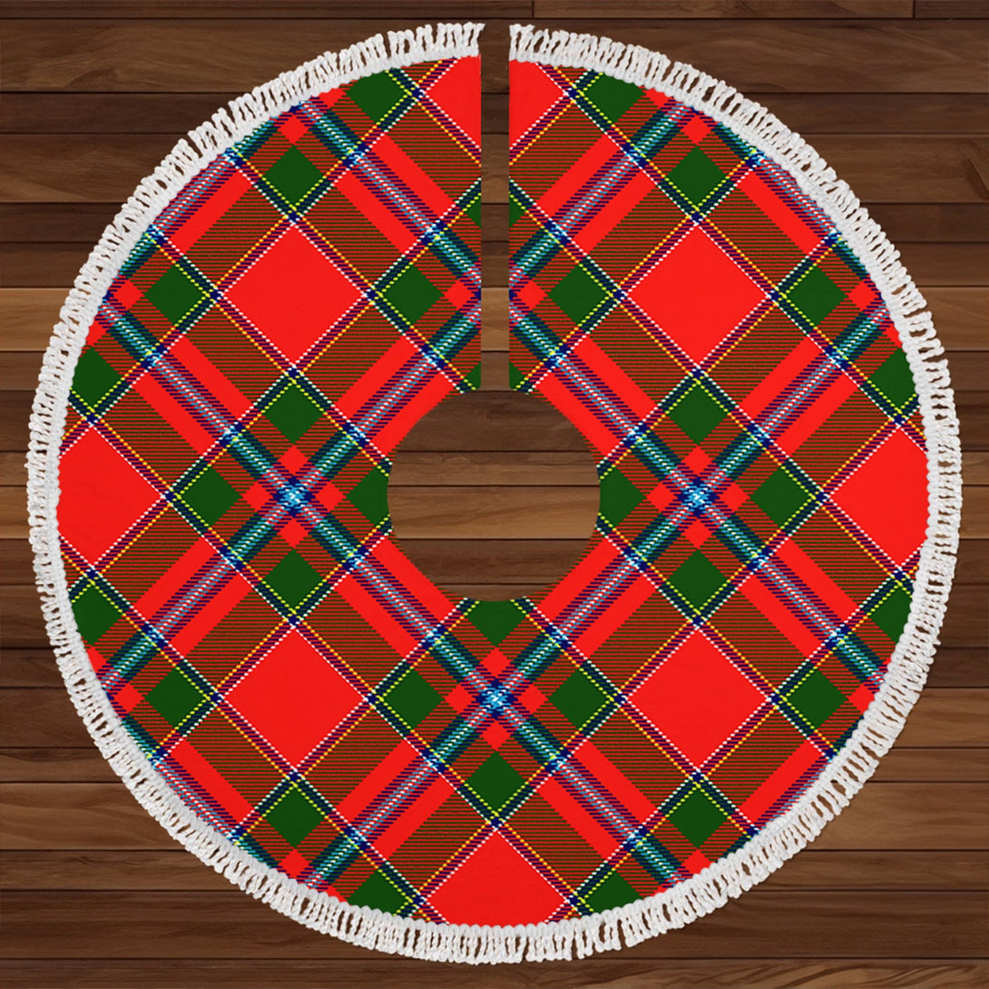 Butter Clan Badge Tartan Christmas Tree Skirt