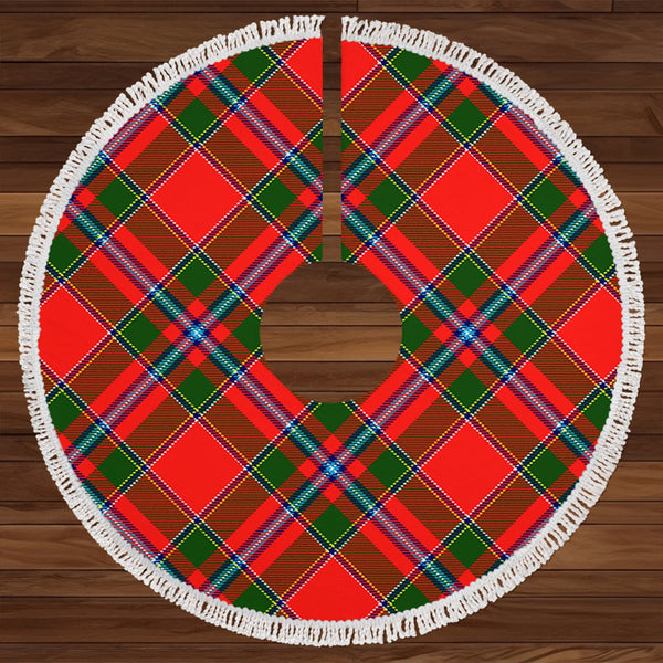 Butter Clan Badge Tartan Christmas Tree Skirt