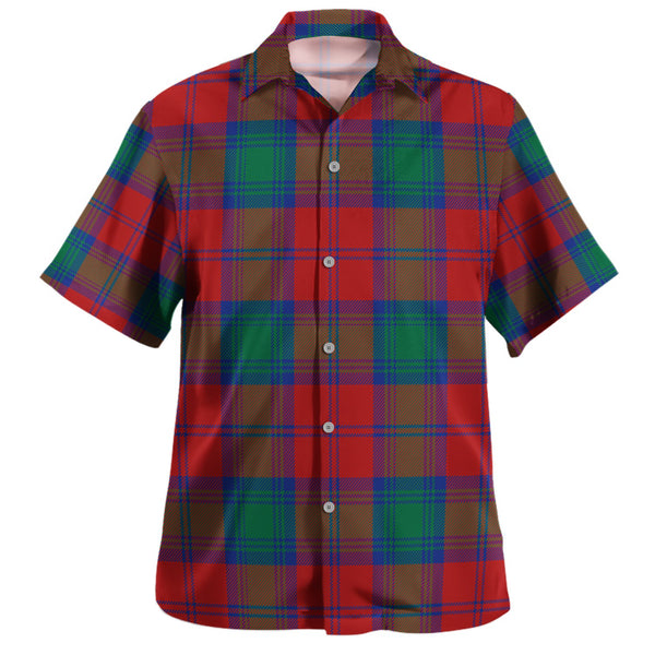 Byres Clan Badge Tartan Hawaiian Shirt