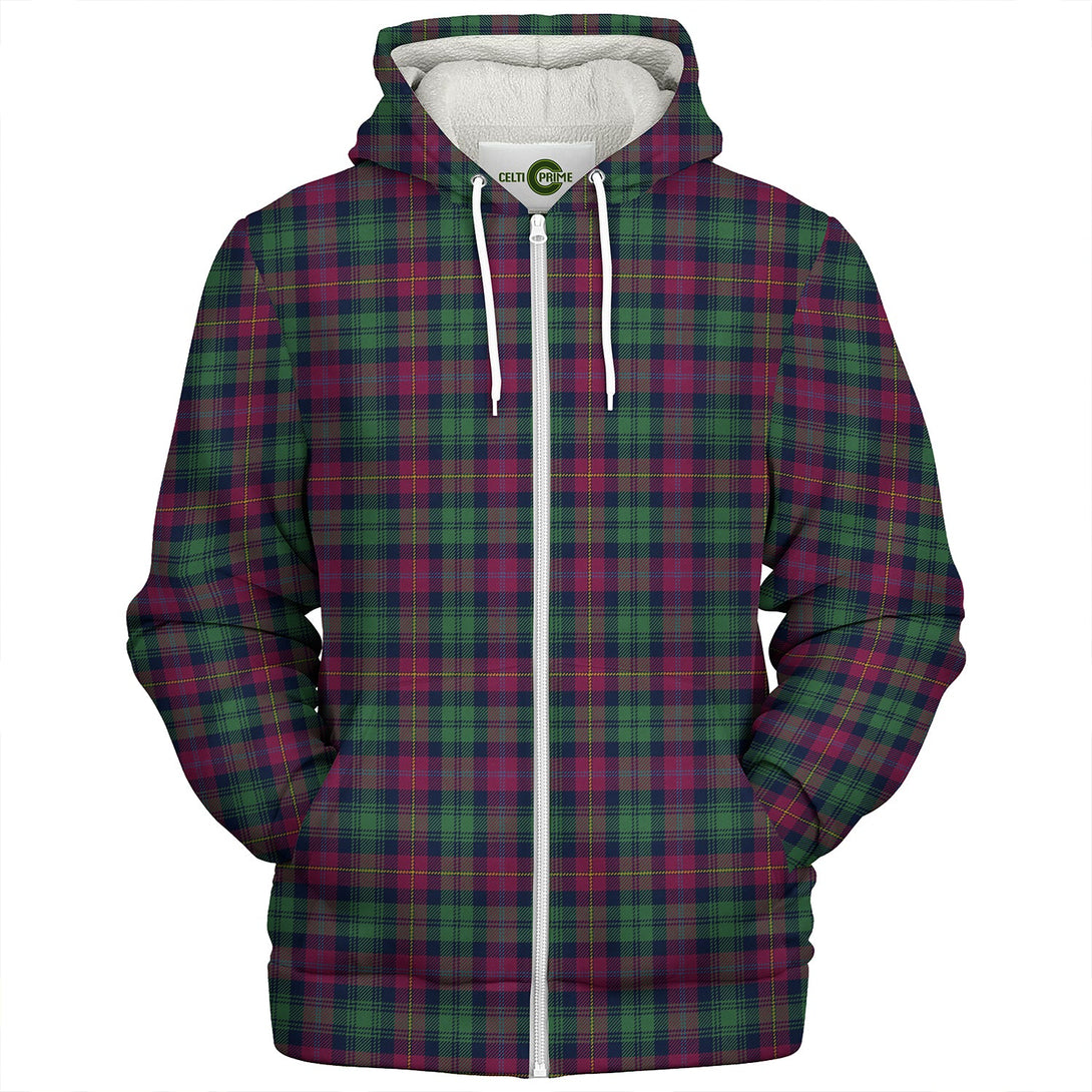 Cairns of Finavon Modern Clan Badge Tartan Sherpa Hoodie