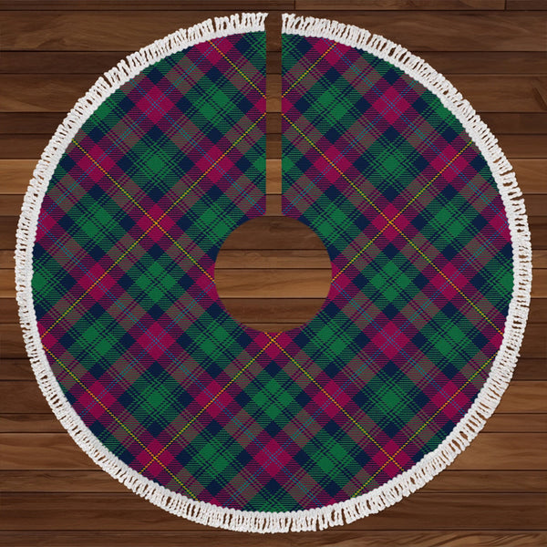 Cairns of Finavon Modern Clan Badge Tartan Christmas Tree Skirt