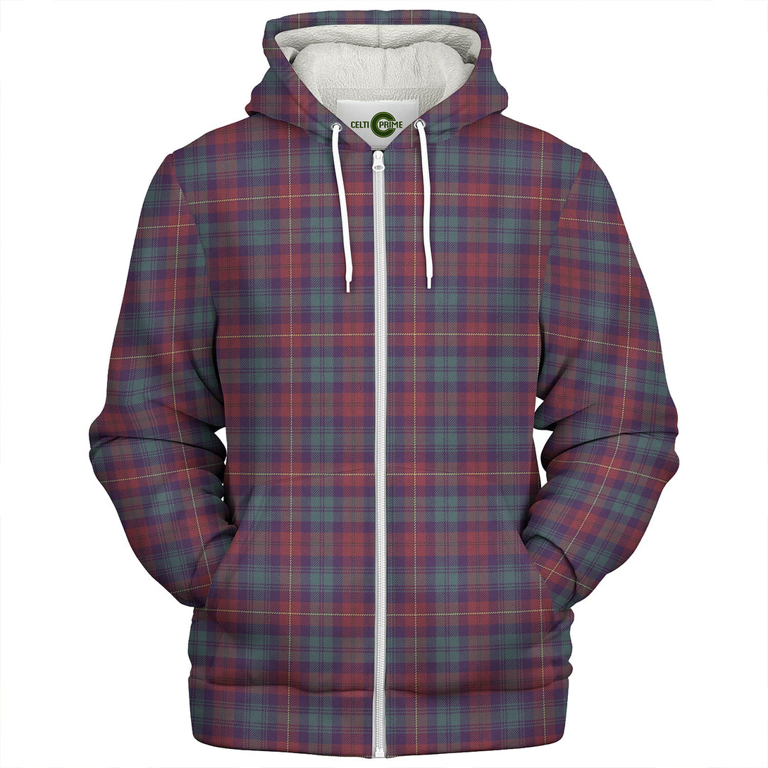 Cairns of Finavon Weathered Clan Badge Tartan Sherpa Hoodie