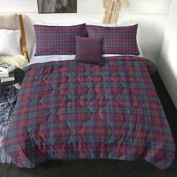 Cairns of Finavon Weathered Clan Badge Tartan Comforter