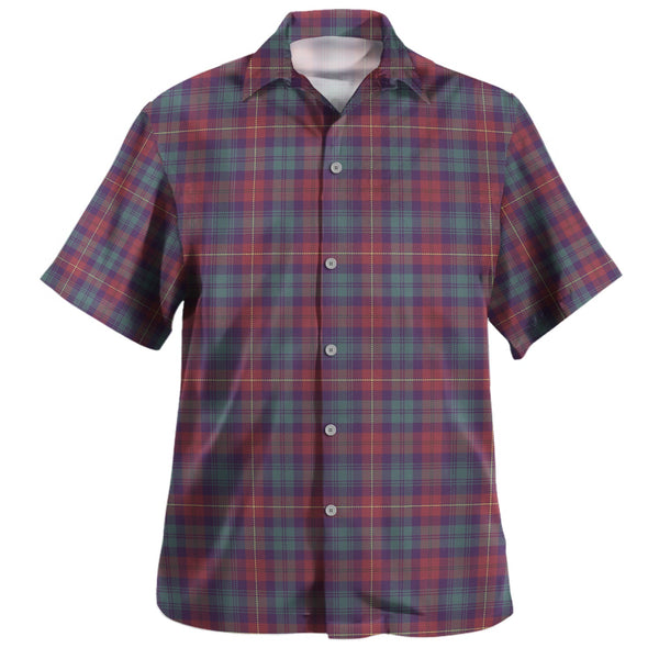 Cairns of Finavon Weathered Clan Badge Tartan Hawaiian Shirt