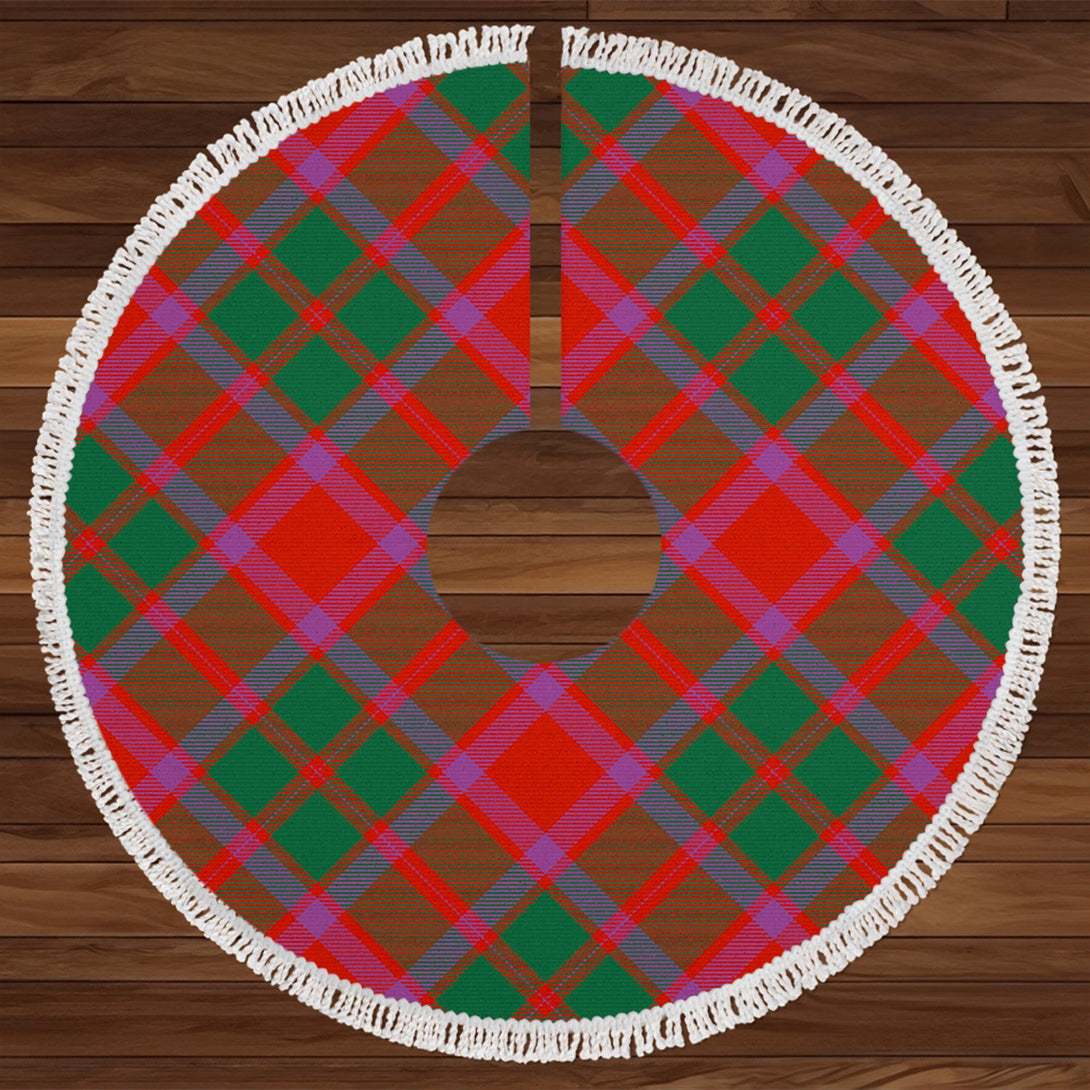 Caledonian Ancient Tartan Christmas Tree Skirt