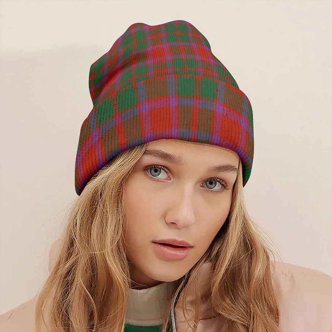 Caledonian Ancient Tartan Knitted Beanie