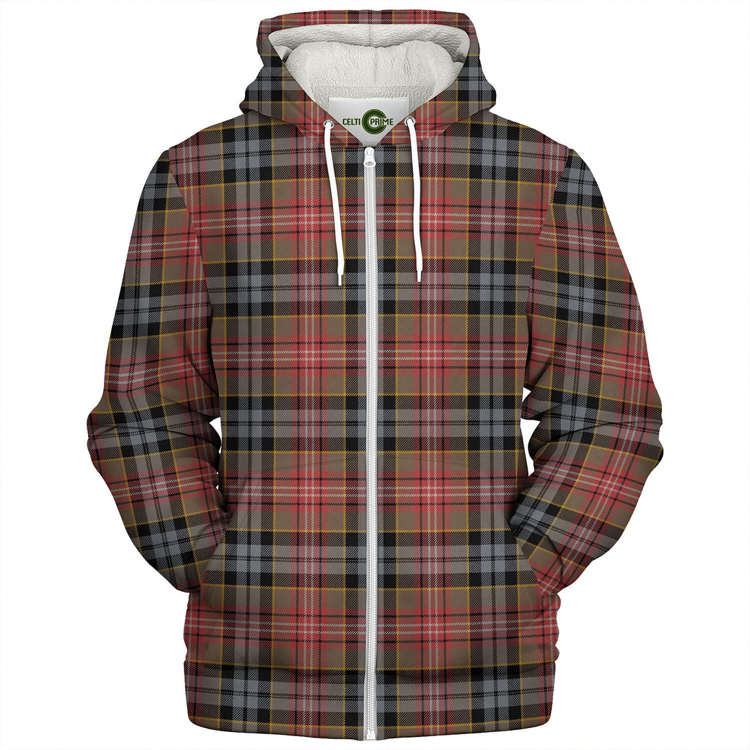 Caledonian Hunting Ancient Tartan Sherpa Hoodie