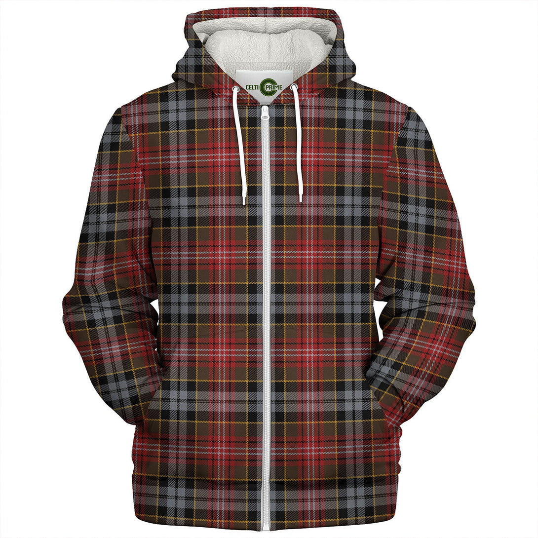 Caledonian Hunting Modern Tartan Sherpa Hoodie