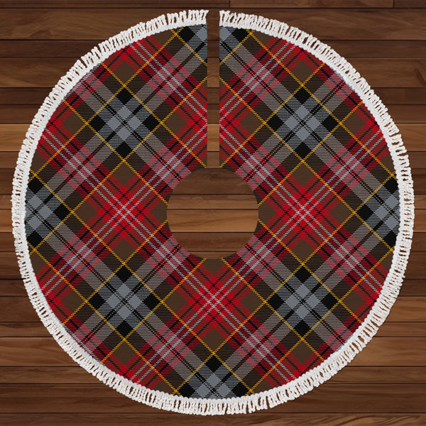 Caledonian Hunting Modern Tartan Christmas Tree Skirt