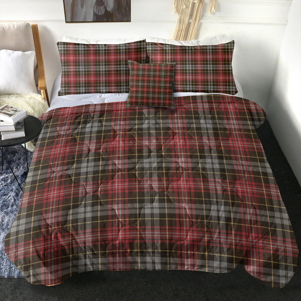 Caledonian Hunting Weathered Tartan Comforter