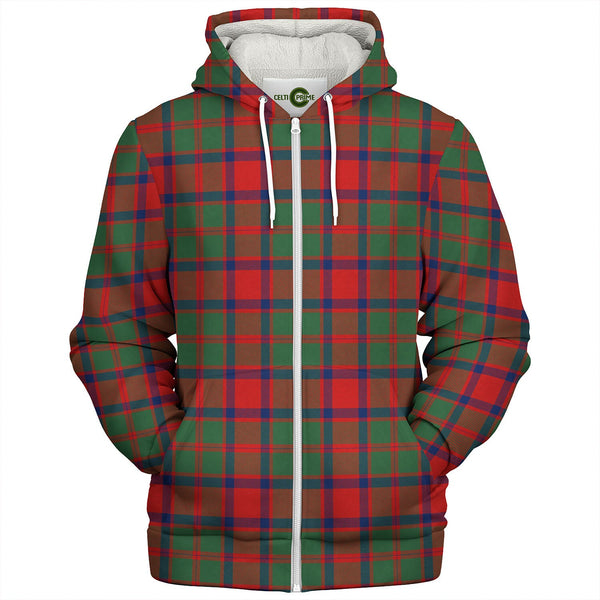 Caledonian Modern Tartan Sherpa Hoodie