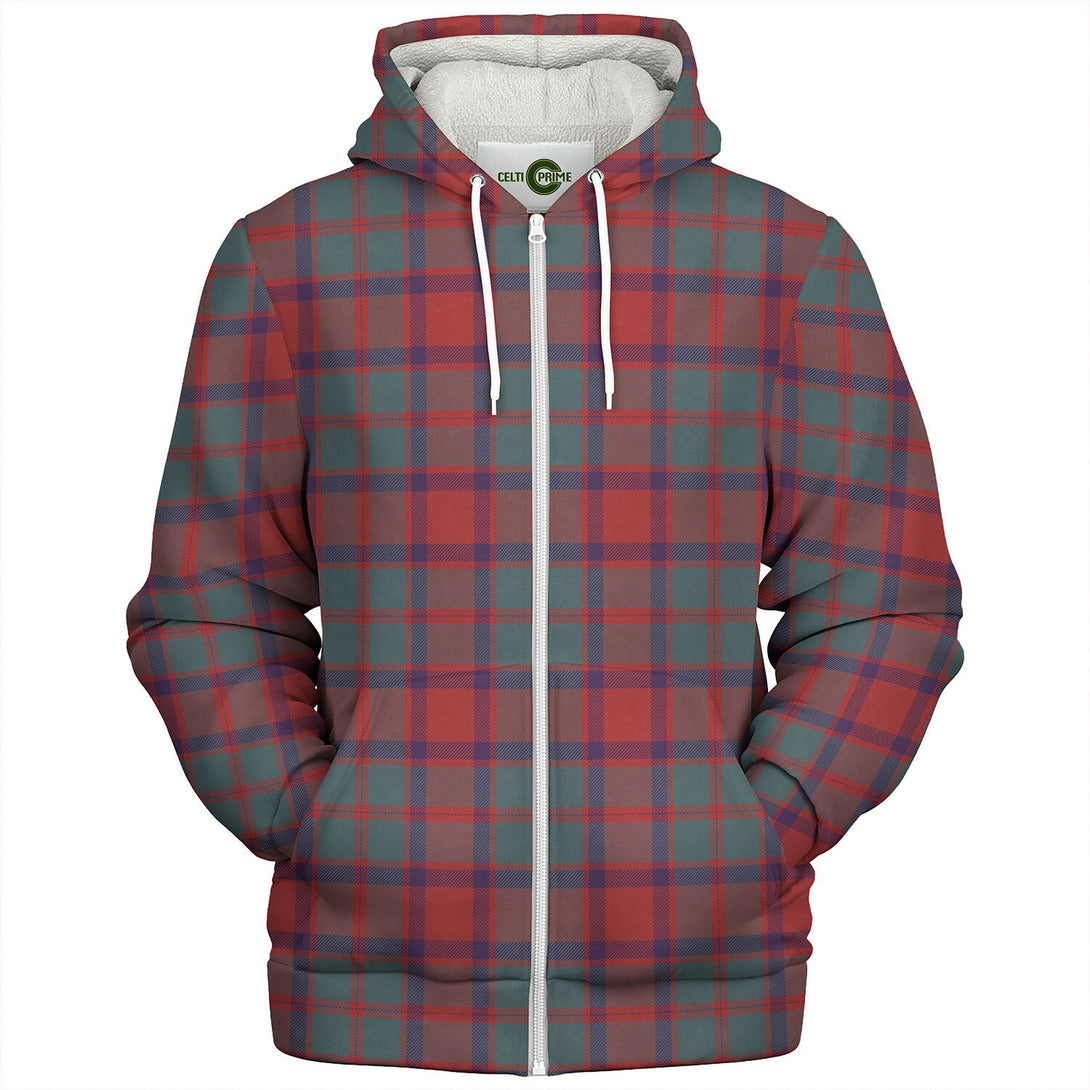 Caledonian Weathered Tartan Sherpa Hoodie