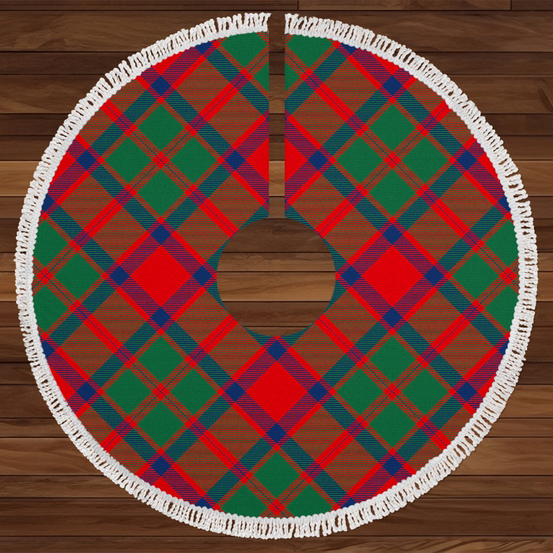 Caledonian (MacKintosh 3) Modern Tartan Christmas Tree Skirt