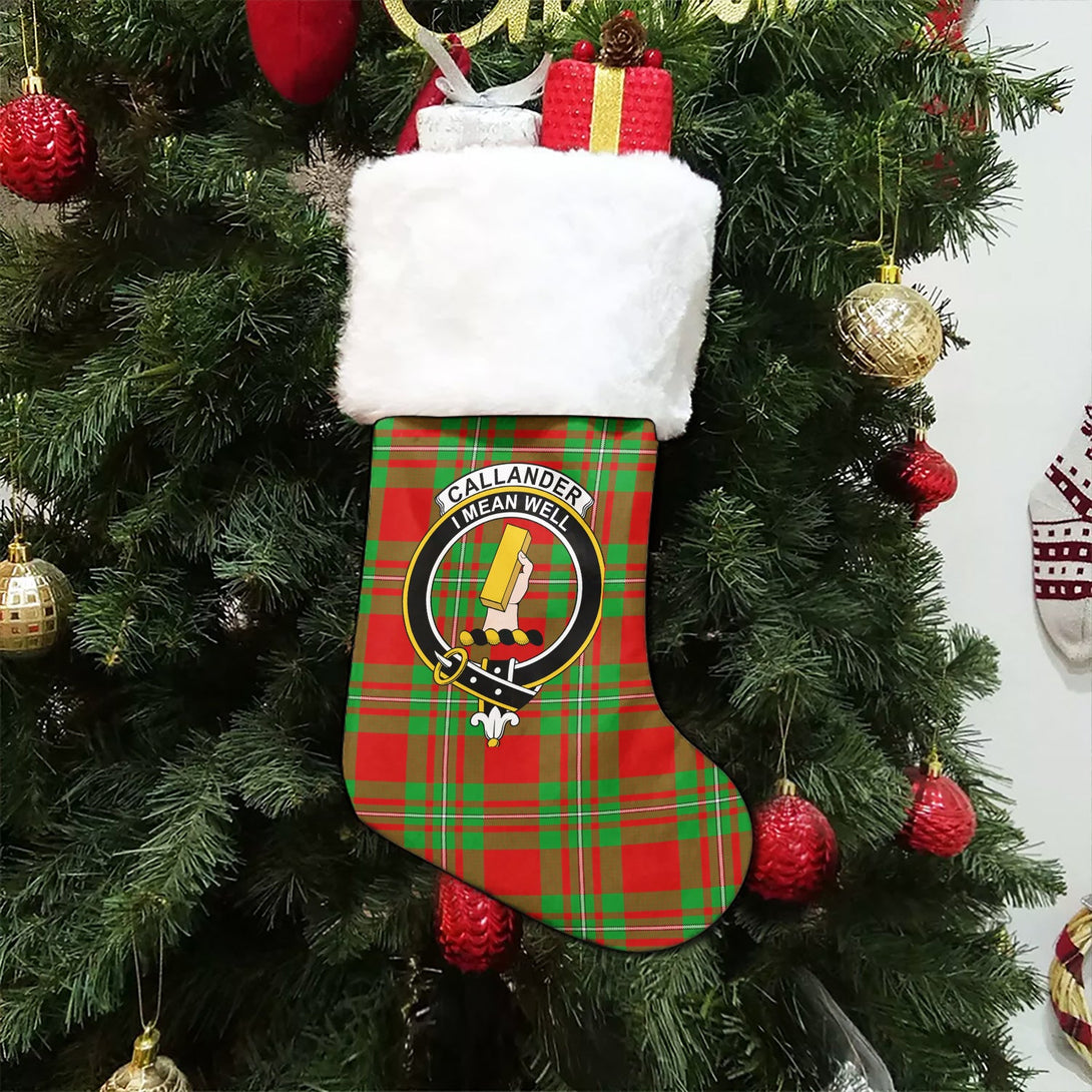 Callander Clan Badge Tartan Christmas Stocking